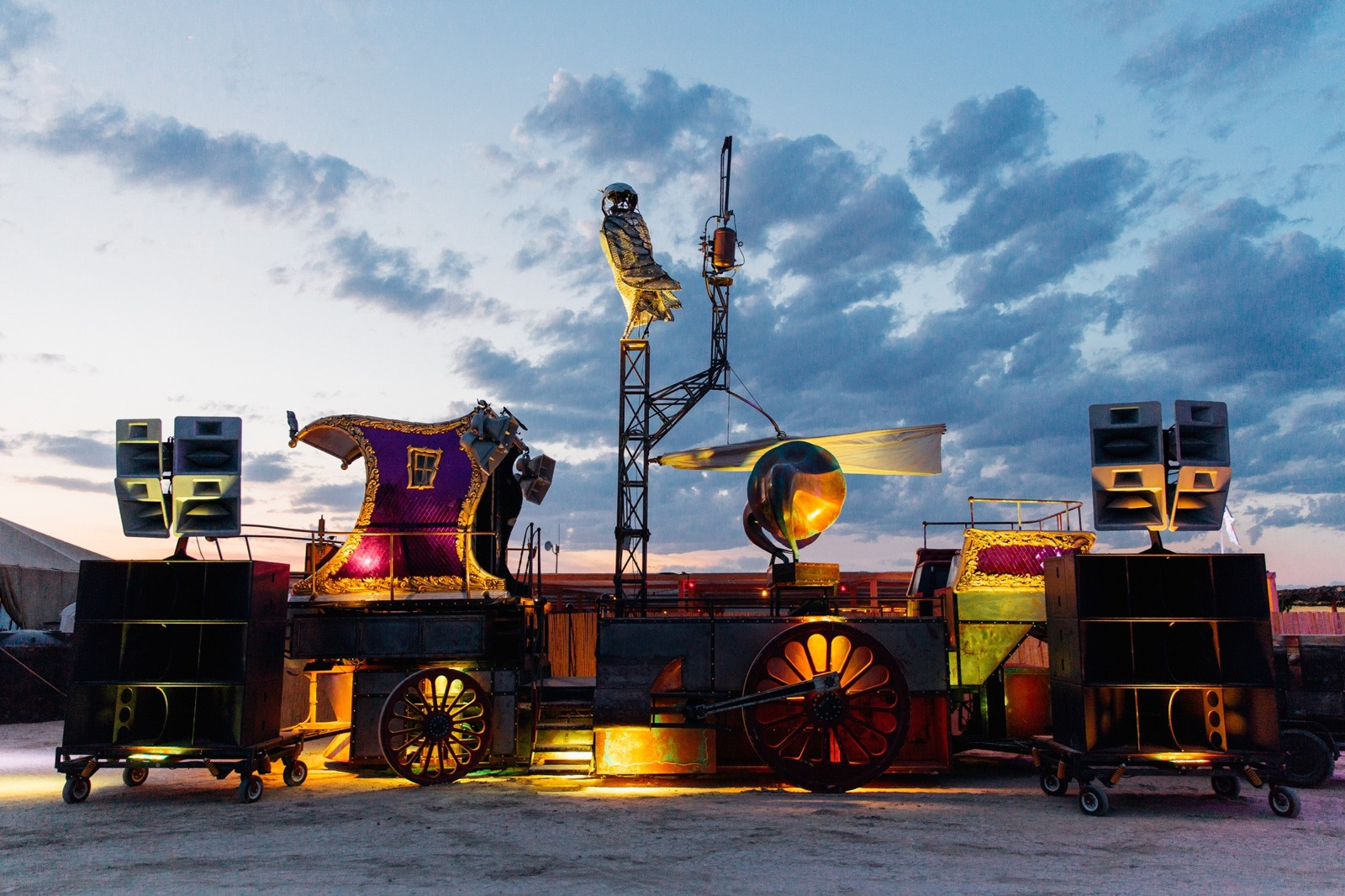 Wide Awake Burning Man Art Cars 2014 Galen Oakes