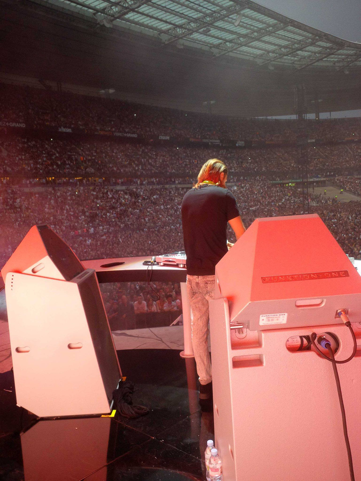 David guetta monitor set up